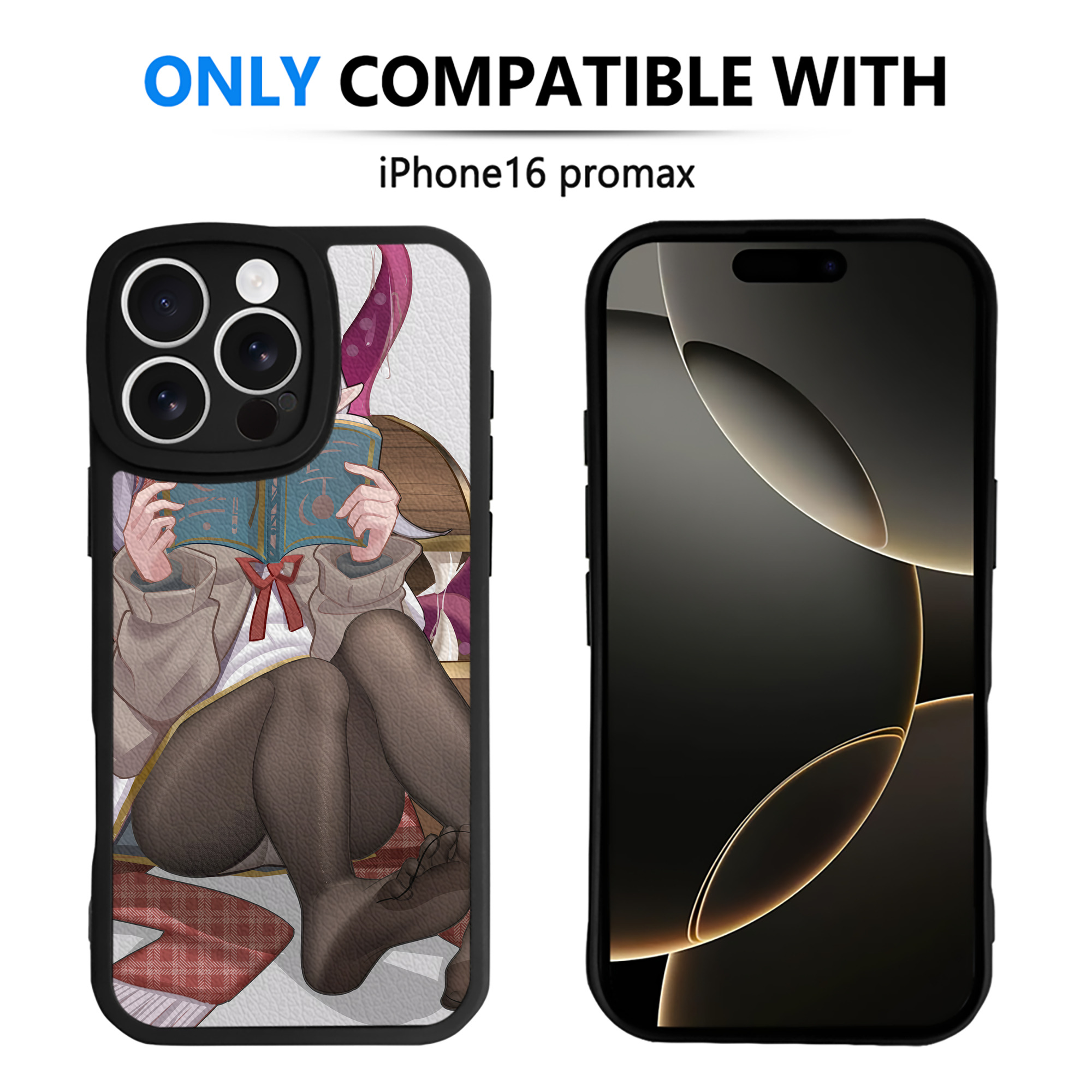 （画像用） 葬送のフリーレン Frieren 【iPhone 16シリーズ対応】シリコンスマホケース（レザー調） 材質：シリコン